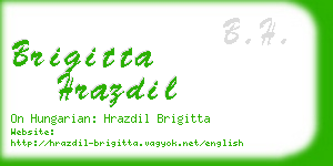 brigitta hrazdil business card